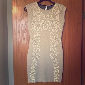 Floral body con dress